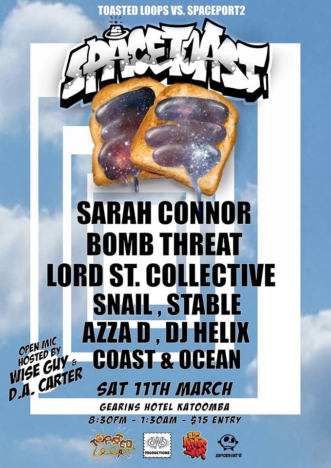 Gig News: Spacetoast

ozhiphopshop.com/australianhiph…