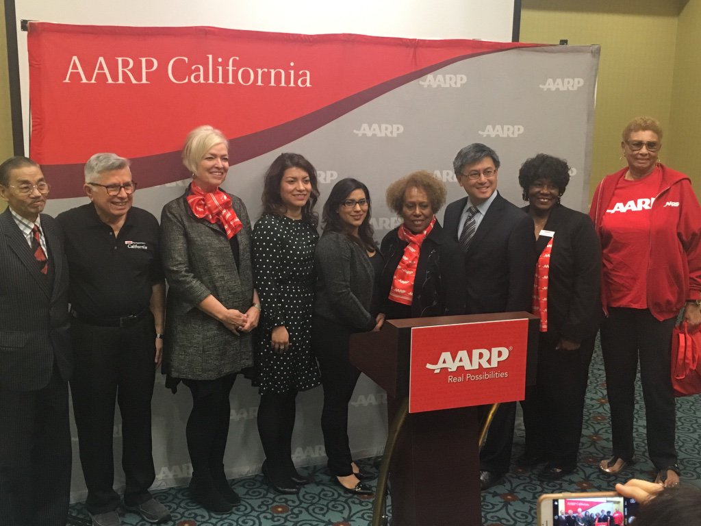 SmlBizMajority's tweet photo. SBM's Xiomara Pena attended today's press conference with @JohnChiangCA & @AARPCA to discuss the importance of protecting #SecureChoiceCA https://t.co/N5THOuFtIc