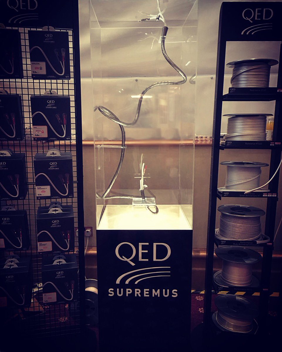 Who knew speaker cable could look so cool! We designed and built this bespoke unit with internal illuminate to showcase the latest QED tech!