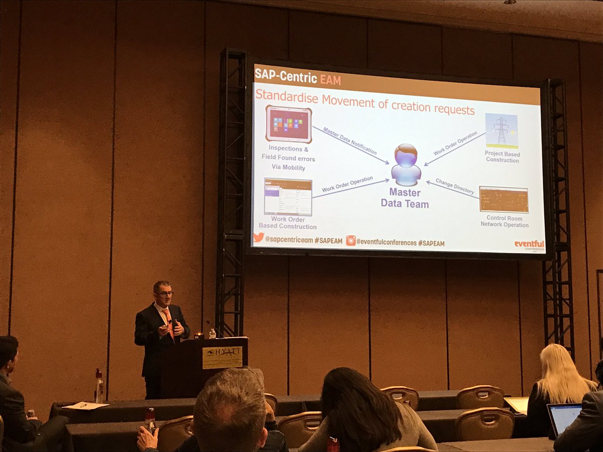 Paul Lane @sapcentriceam #SAPEAM importance of Process and monitoring to keep master data accurate