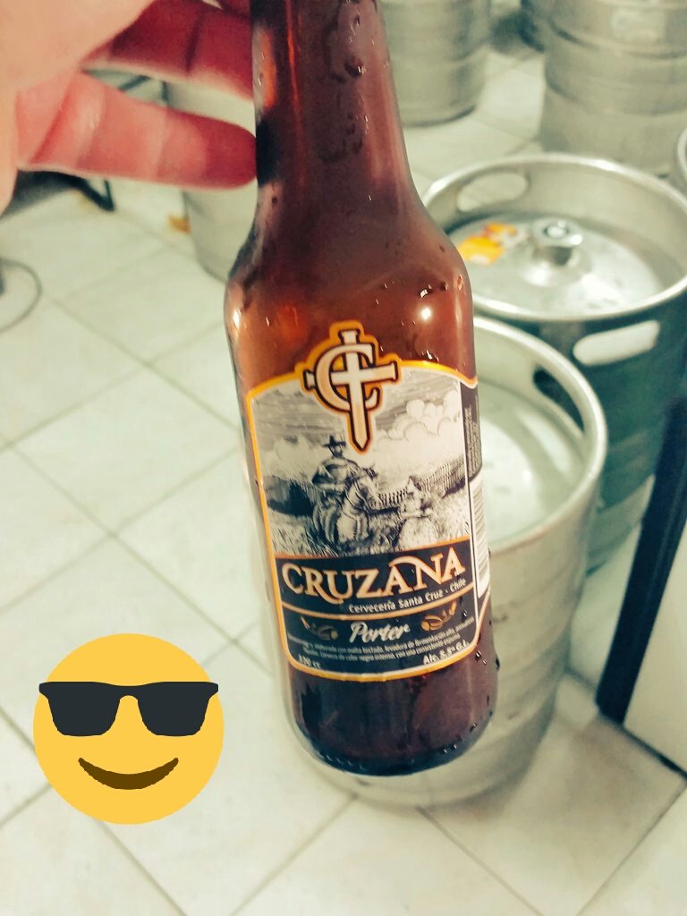 Terminando la jornada de embarrilado...que buena porter <a href="/cervezacruzana/">Cerveza Cruzana</a> 🍻🍻