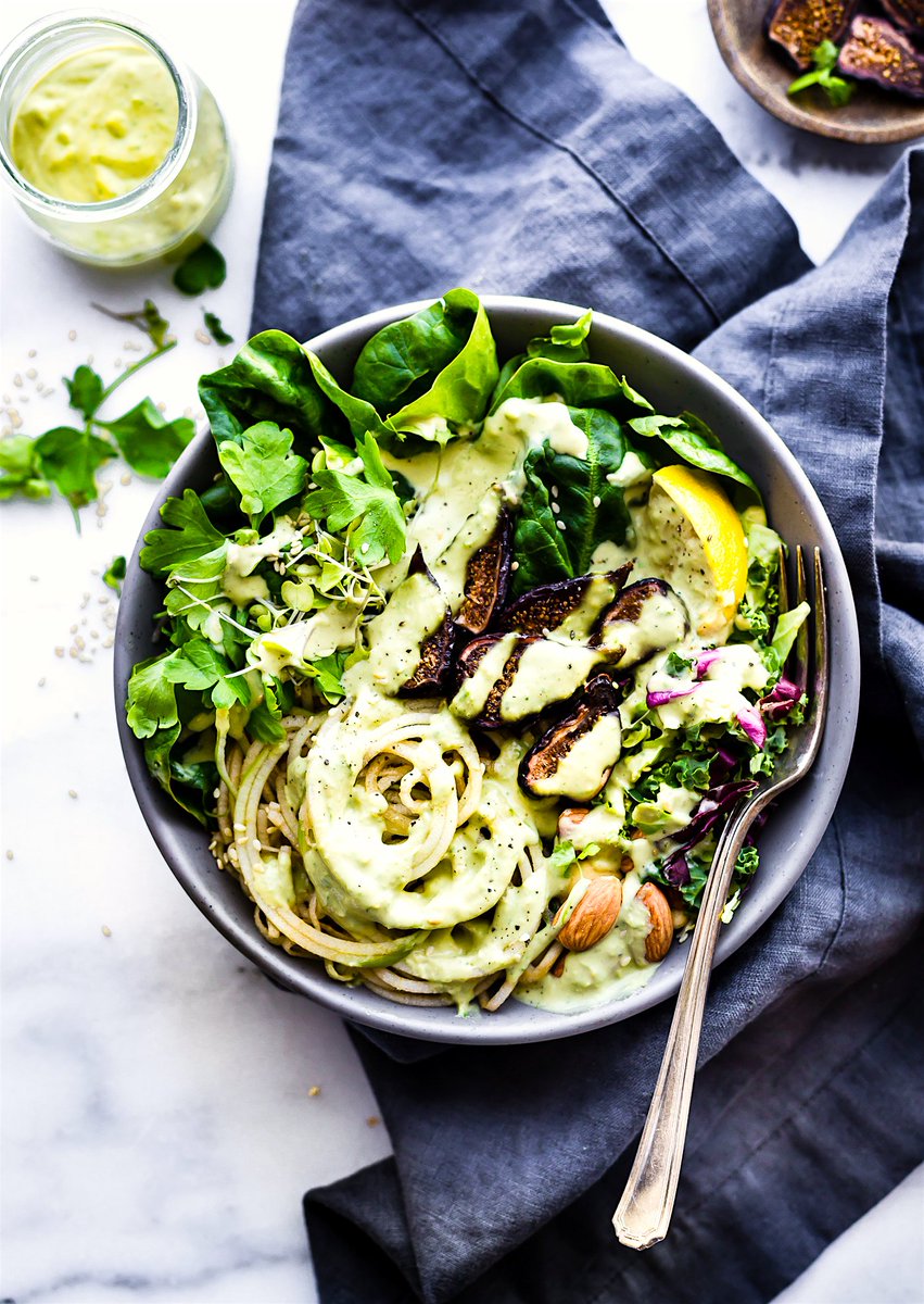 CotterCrunch's tweet photo. Plant Powered Green Goddess Fig Nourish Bowls! Real food Deliciousness! #paleo #vegan #valleyfig https://t.co/RklhkVouXg #meatlessmonday https://t.co/gS68qZ7v3G