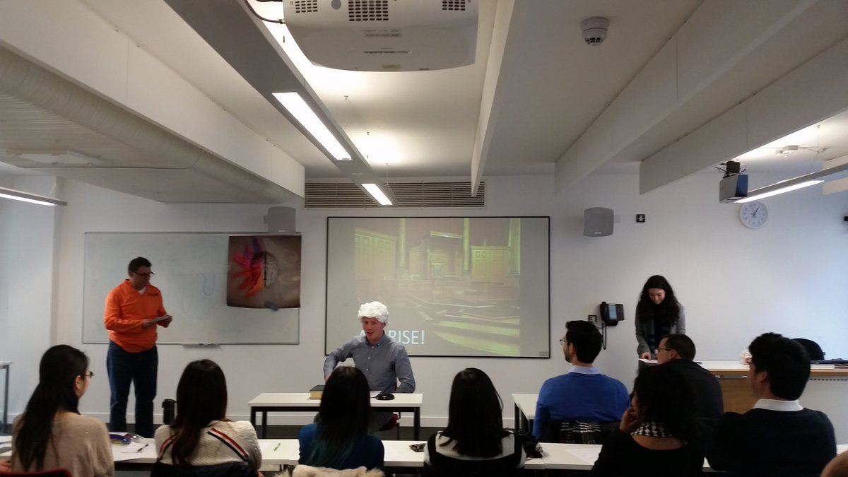 matt_chennells's tweet photo. @OBehaveYourself our main man, the host himself, presenting alternative versions of cognitive principles. Dressed as a judge. https://t.co/woihTzz9ml