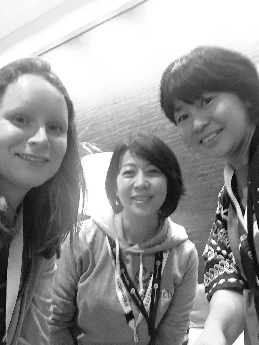 PodcastEdtech's tweet photo. Meeting @edtech_japan Tomoko and Norie @EdTechWomen @SXSWedu #SXSWEdu https://t.co/UhCVA1OdSn