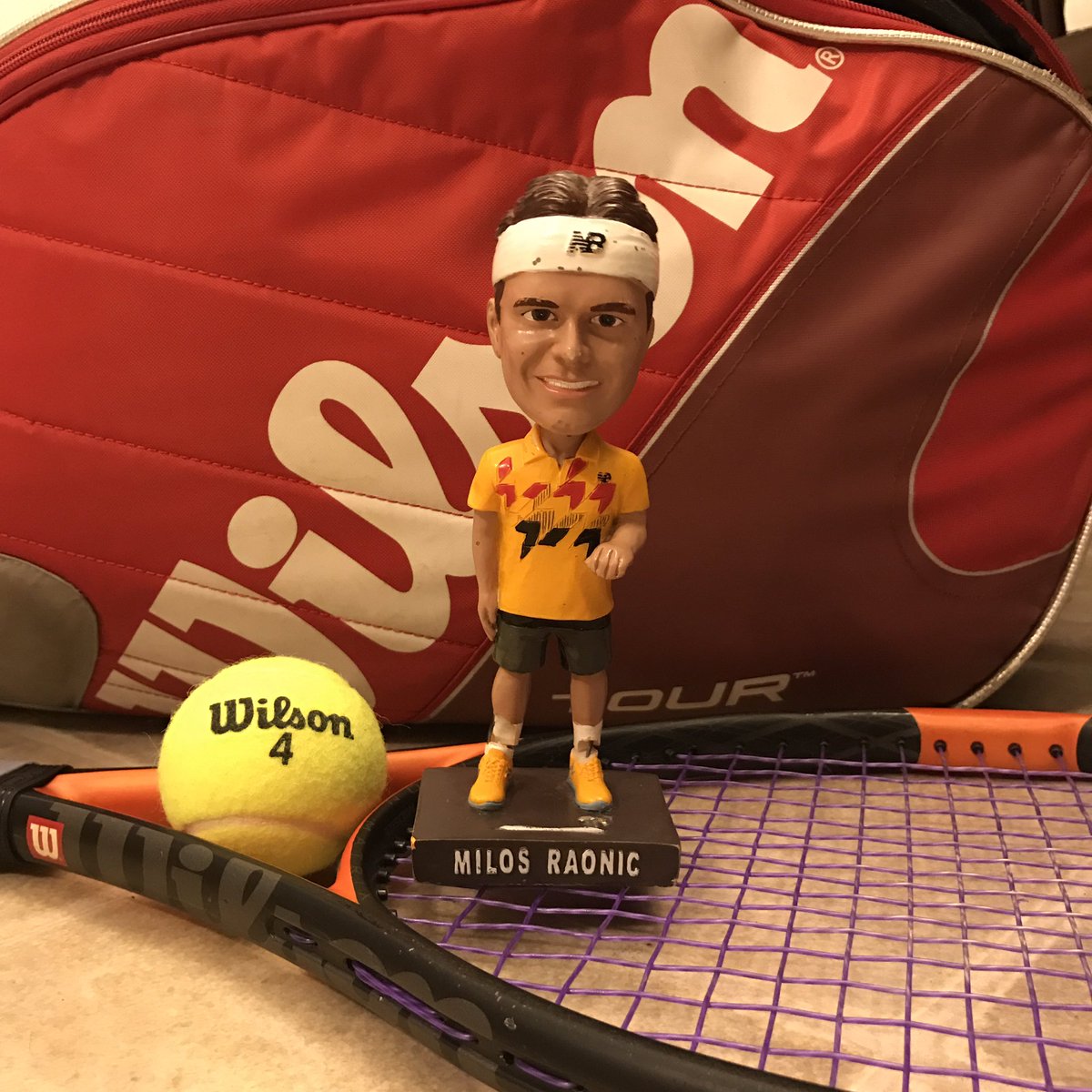BobbleheadMilos's tweet photo. Happy #WorldTennisDay 🎾 @milosraonic @NBTennis @WilsonTennis #TeamMilos https://t.co/cTQl8tfcAY