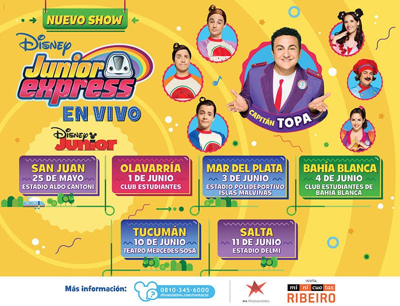 ¡Todo está preparado! El monorriel llega con un nuevo show: DISNEY JUNIOR EXPRESS EN VIVO: shows.disneylatino.com/junior-express…