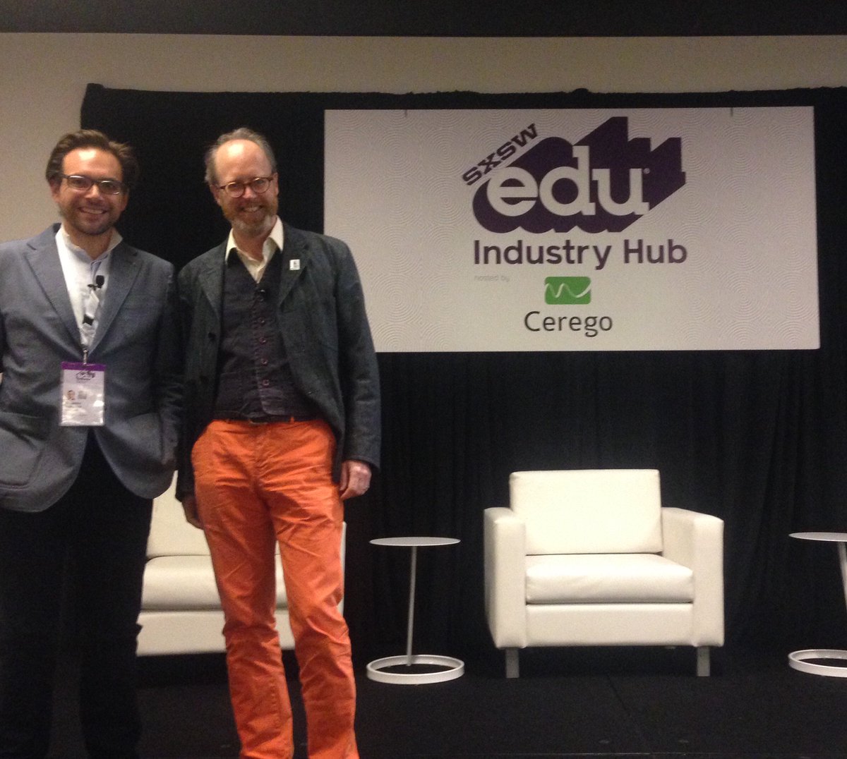 EdTechEurope's tweet photo. Thanks for joining us for our #EdTech insights keynote in the @SXSWedu Industry Hub - don't miss our panel discussions later this week! https://t.co/EIcJhDbcJz