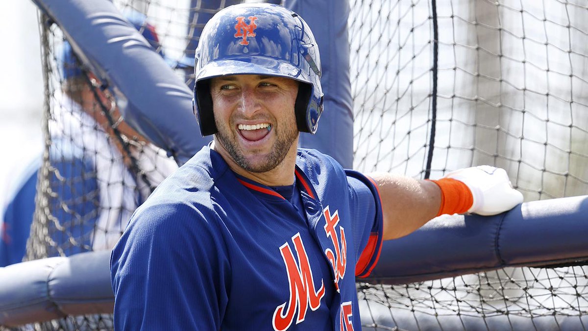 Sportsnet's tweet photo. Tim Tebow will make his #Mets spring training debut Wednesday against the #RedSox: https://t.co/yPJXPHPuo1 https://t.co/Z3xBr7H5vW