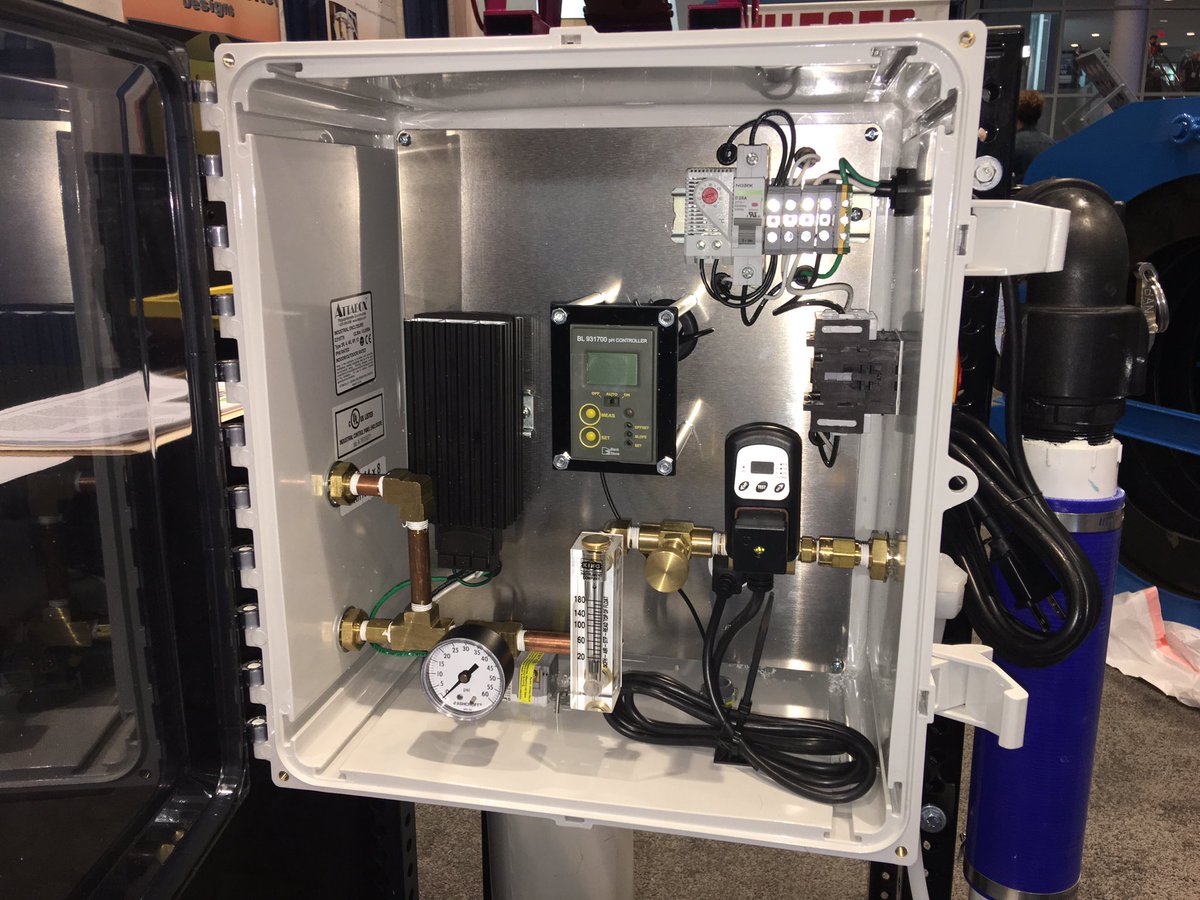 New CO2 injection system for pH control was at Precast Concrete Expo