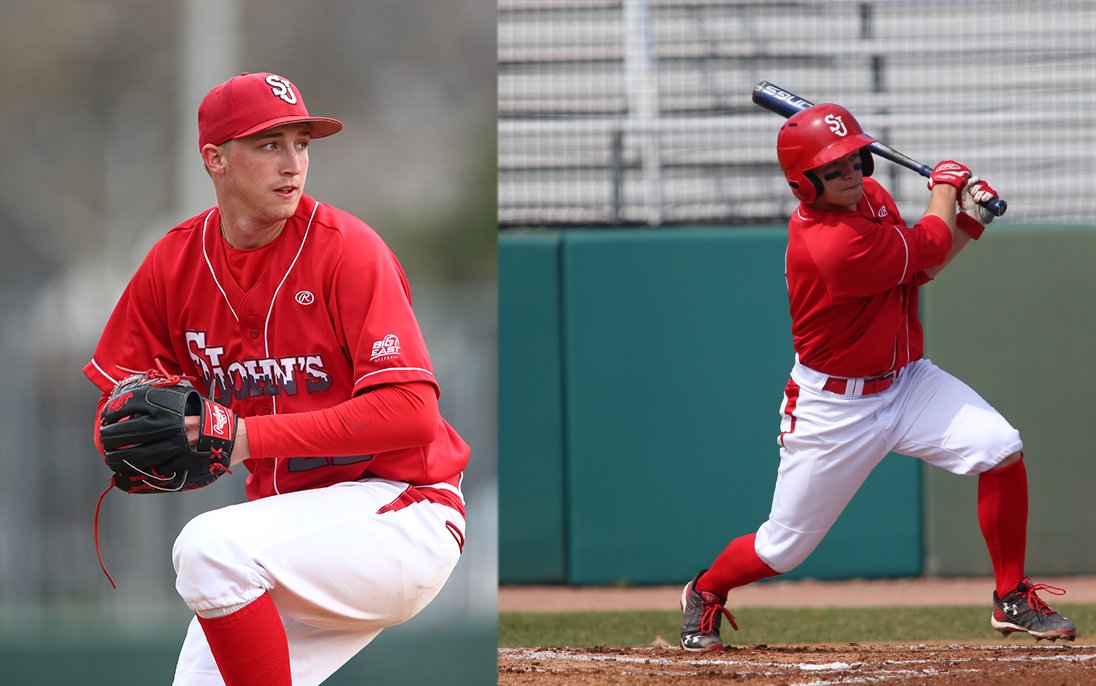 StJohnsBaseball's tweet photo. McAuliffe named BIG EAST Pitcher of the Week, Shaw earns Honor Roll spot. #SJUBase

STORY- https://t.co/hoezHVSfd5 https://t.co/hu4dJw7OhS
