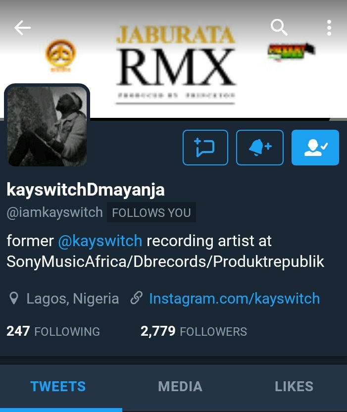 iamdbanj's tweet image. Kindly follow @iamkayswitch's new account. Oooosssshhhheee!
