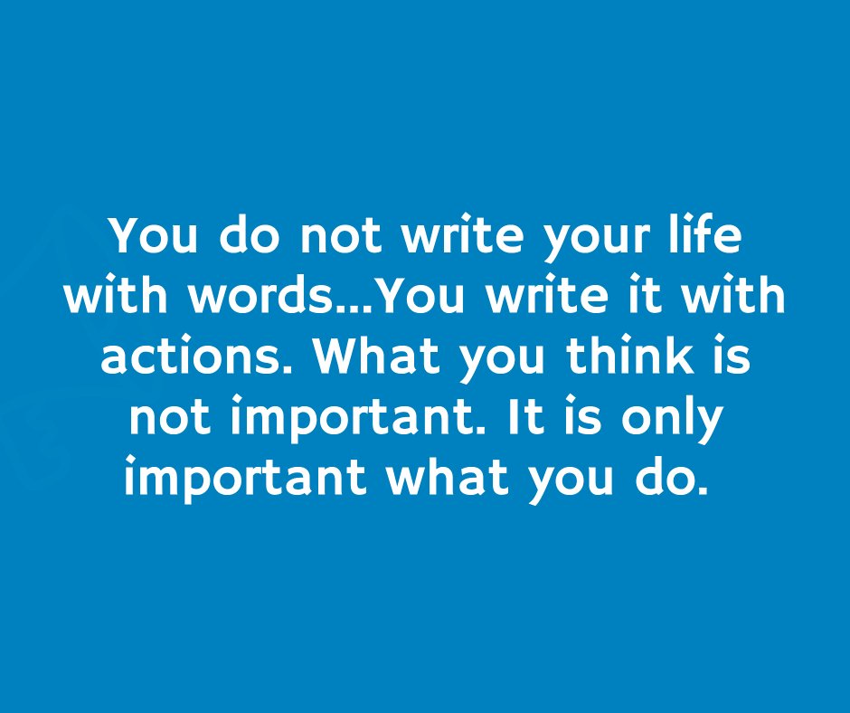 artofwb's tweet photo. You do not write your life with words. https://t.co/k8oEhQpdkl