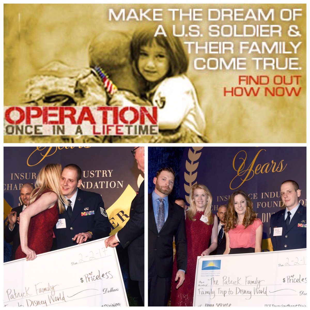 We granted a wish for a Soldier suffering from terminal cancer whose wish was to take his family to <a href="/Disney/">Disney</a>