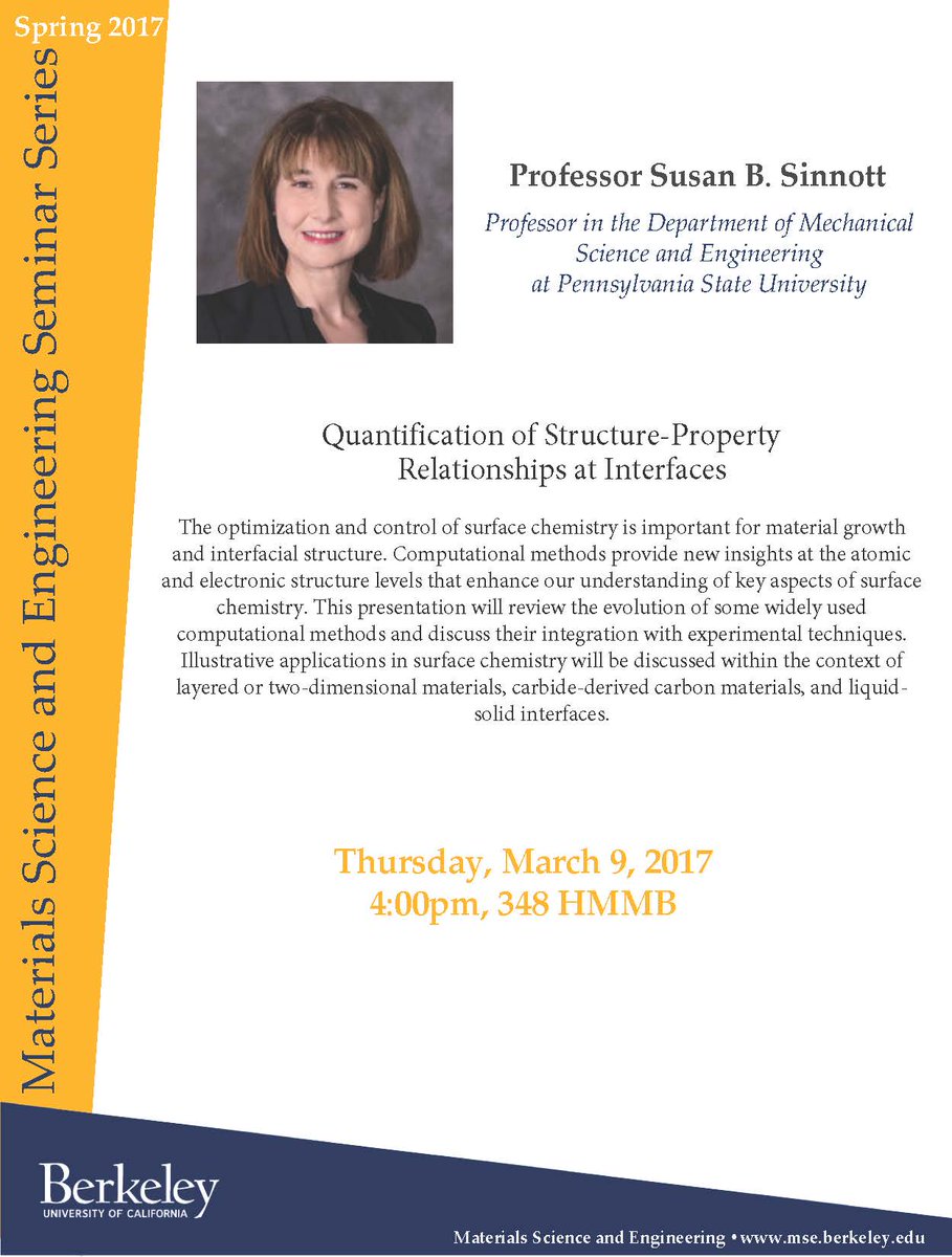 Berkeley Mse On Twitter Seminar On Thursday March 9th At 4