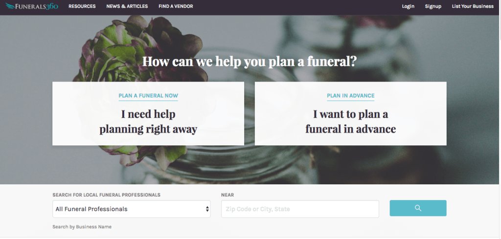 imsorrytohear's tweet photo. I’m Sorry to Hear Introduces the New #Funerals360 Website  #funeralplanning #startup https://t.co/j19lbtVBvx https://t.co/sJbTYgypfw