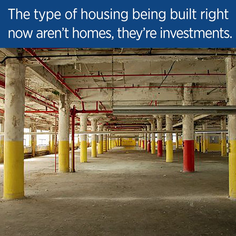 yesonsla's tweet photo. The type of housing being built right now aren’t homes, they’re investments. https://t.co/J8edSnNGtD https://t.co/1jpVqdrNXU