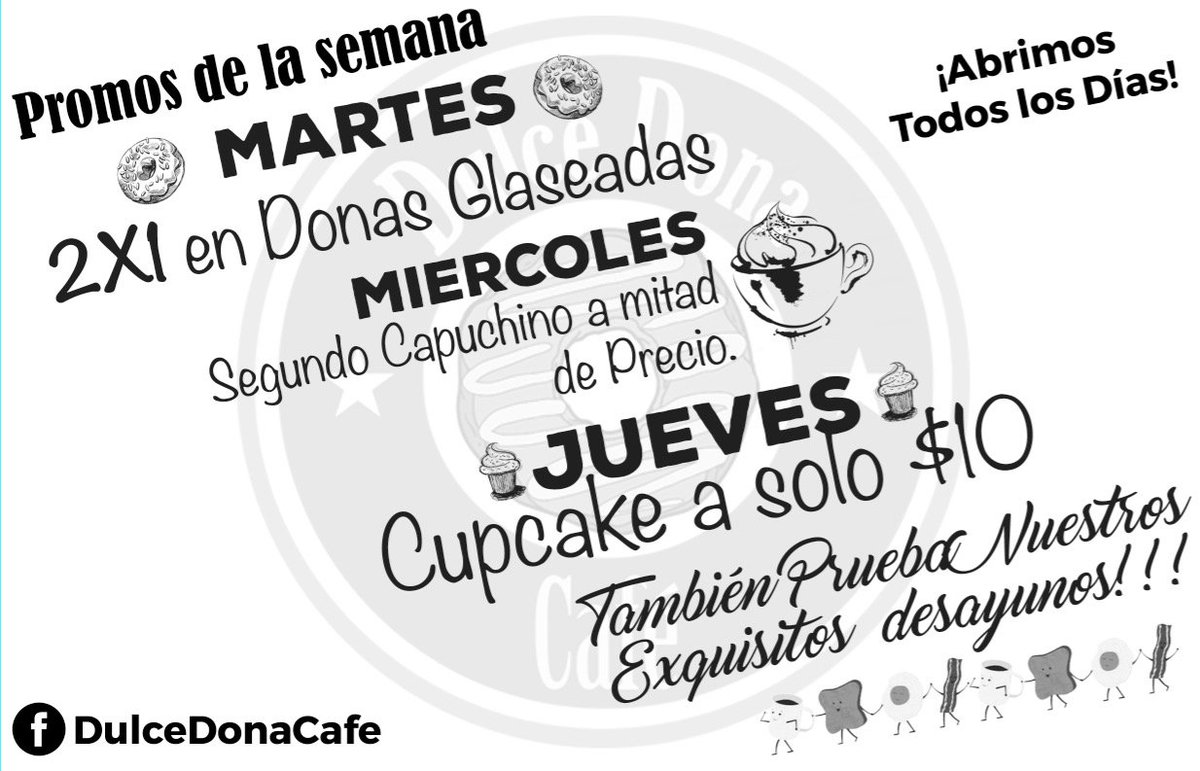 Te invitamos a conocer nuestras promociones de la semana!!