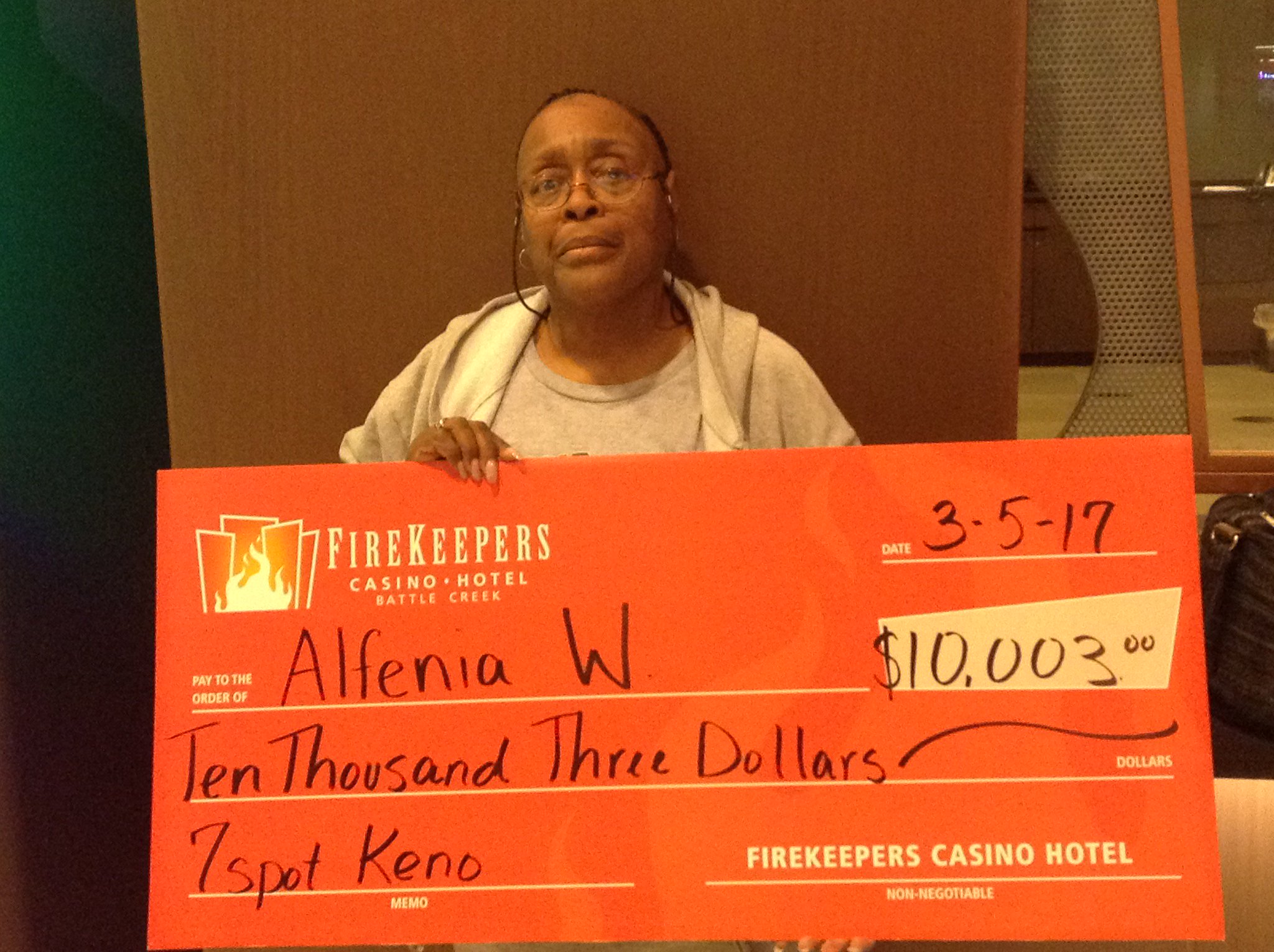 FireKeepers Casino on Twitter "★★ Alfenia is a 10,000 MoneyKeeper!