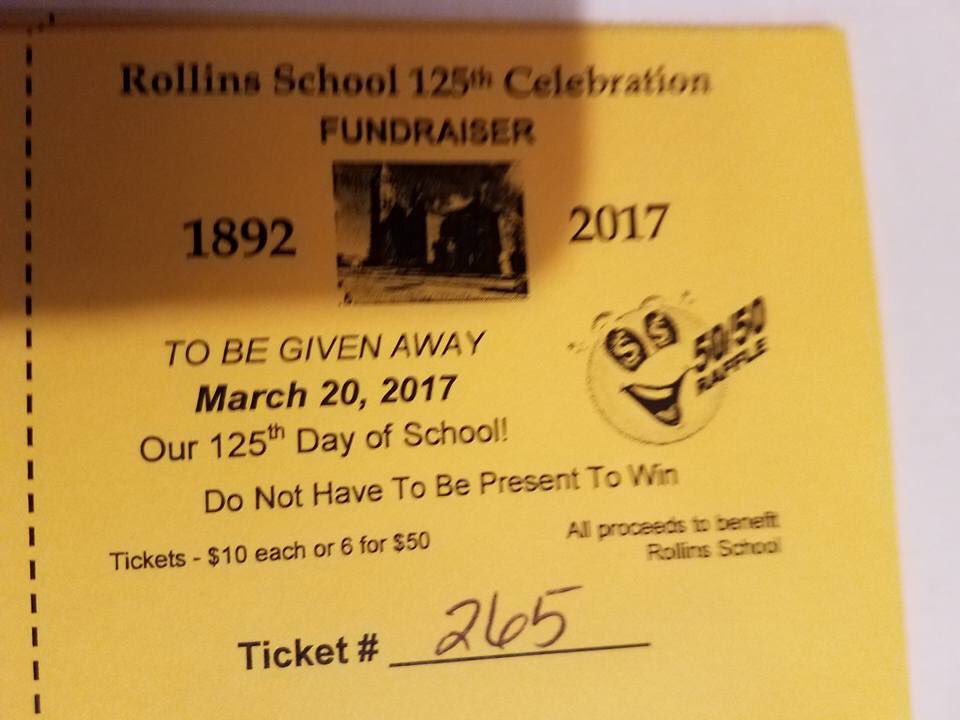 RollinsSchool's tweet photo. We are selling raffle tickets for $10 each or 5 for $60 to celebrate the 125th anniversary of the school! https://t.co/8xNQlnX8UK