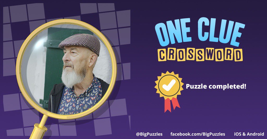 BeccaTudorPrice's tweet photo. I completed a puzzle in One Clue Crossword. Play now for free!
https://t.co/s7gQX8g4Kf #OneClueCrossword https://t.co/GiT3f0vVcH