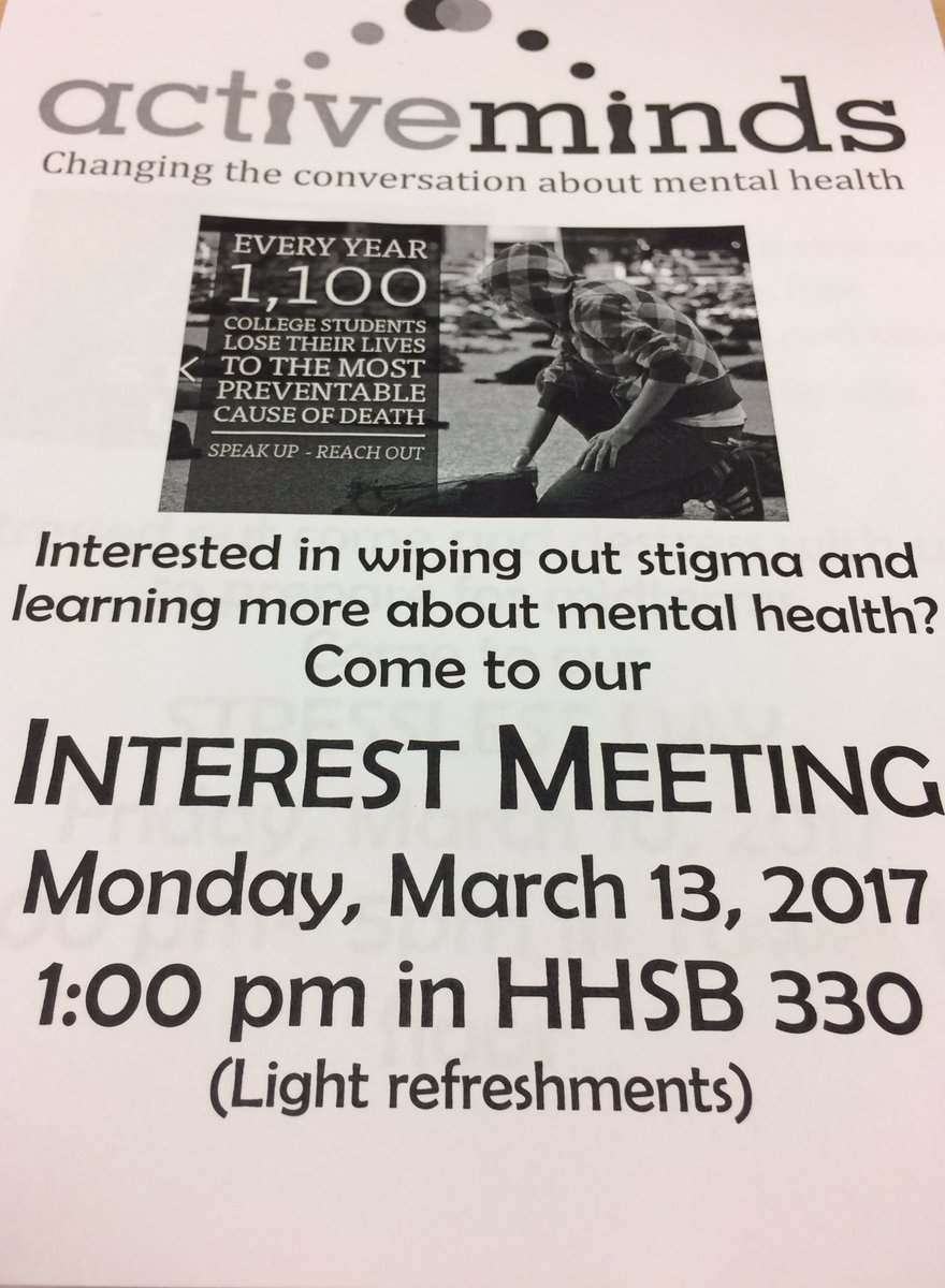 Active Minds@ Coppin (@activeminds_csu) on Twitter photo 