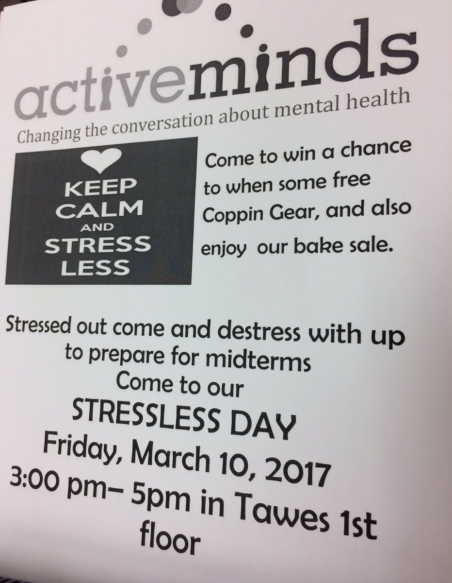 Active Minds@ Coppin (@activeminds_csu) on Twitter photo 