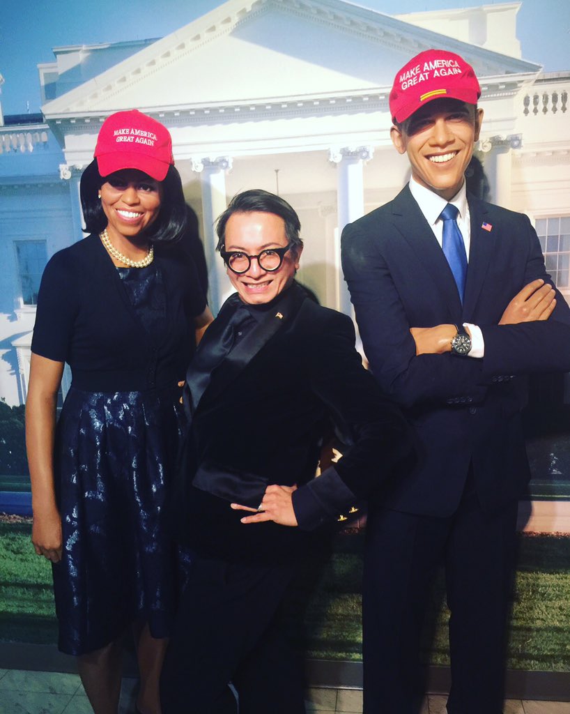 andresoriano's tweet photo. @MadameTussauds @peterboykin Much Gratitude 🙏❤ #tourist #dcwax #believe in #peace #love #unity #miracles #usa #maga https://t.co/gfaQMB3Zrh