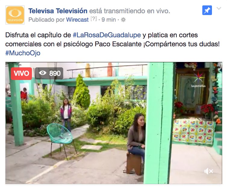TelevisaTVmx's tweet photo. AHORA, Facebook Live. MIRA capítulo de #LaRosaDeGuadalupe - https://t.co/xj5IOAvufY En comerciales nuestro especialista contestará sus dudas https://t.co/vUu7tcTZtg