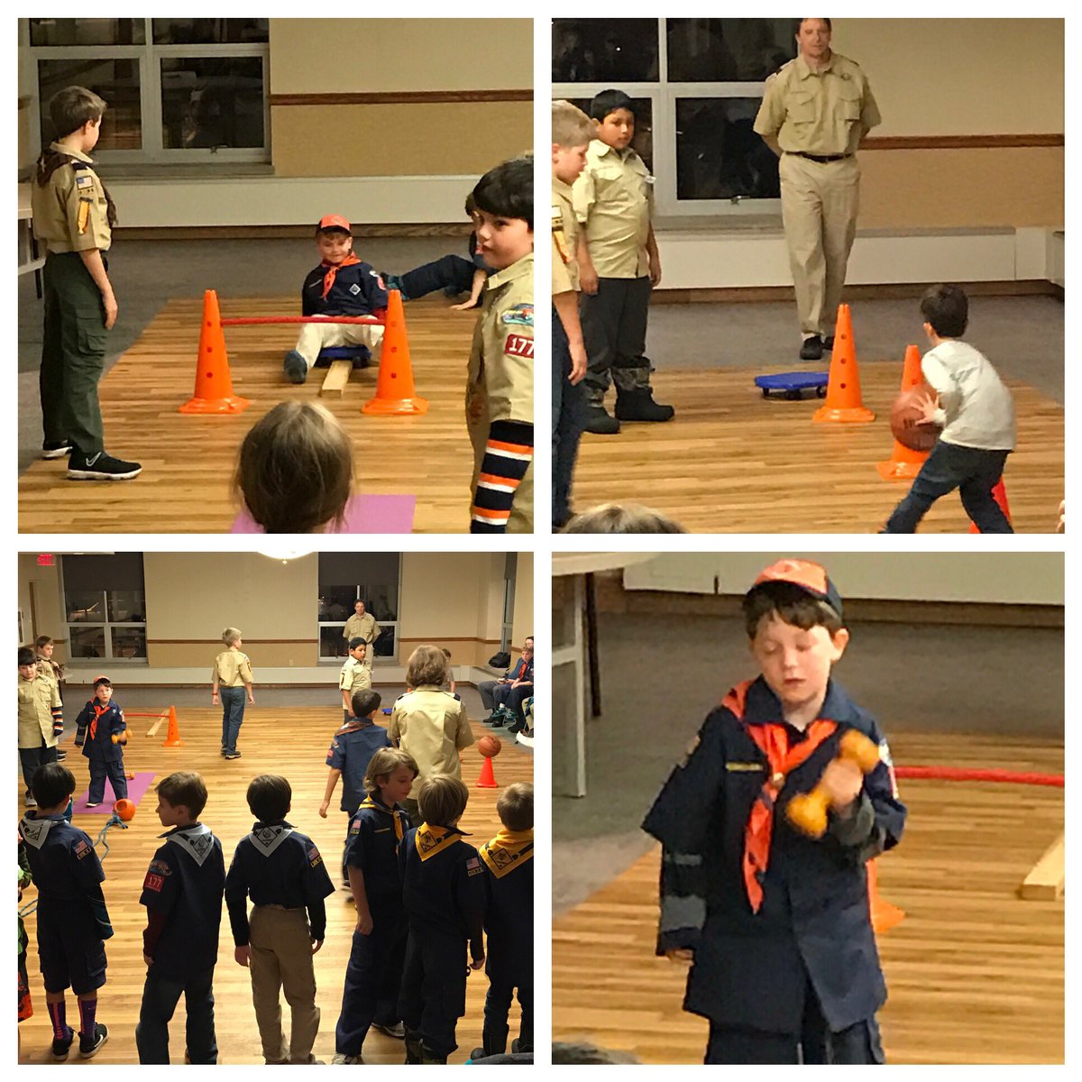 CubPack177's tweet image. Obstacle Course for fun and fitness! Webelos-run = Scout fun!
