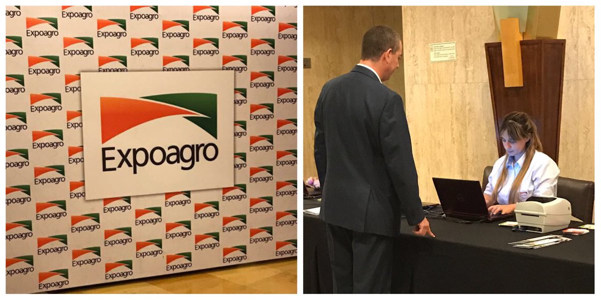 delorente's tweet photo. Así arrancamos el año, recibiendo a los invitados a la #CenaApertura de #Expoagro2017. #InterCongress #Acreditaciones para eventos. https://t.co/NzxD4KZlzv