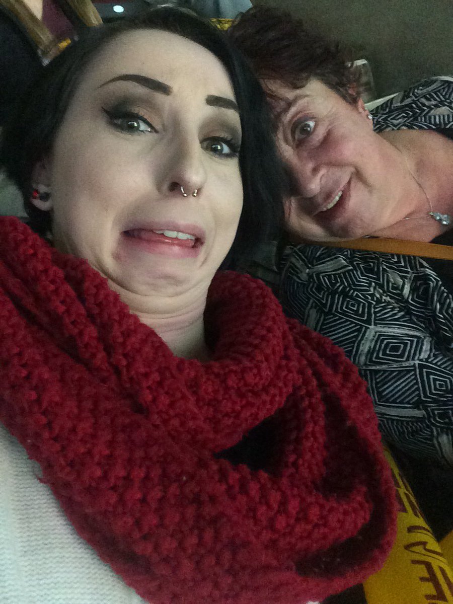Shrimpcocktail1's tweet photo. #cavsselfie at the @cavs game with my mom https://t.co/galLzA9t9o