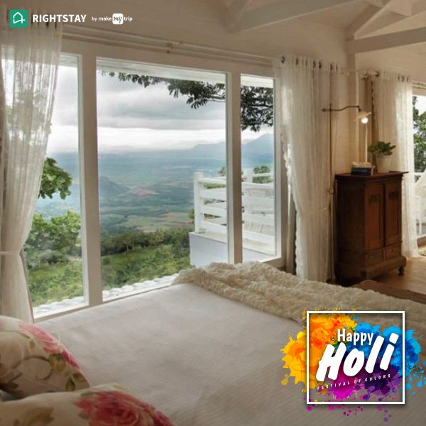 rightstayapp's tweet photo. Add colour to your life, this #holi! Take a break this long weekend and stay at one of our properties. https://t.co/I8rEqgV6yo https://t.co/KYP59TUM3v