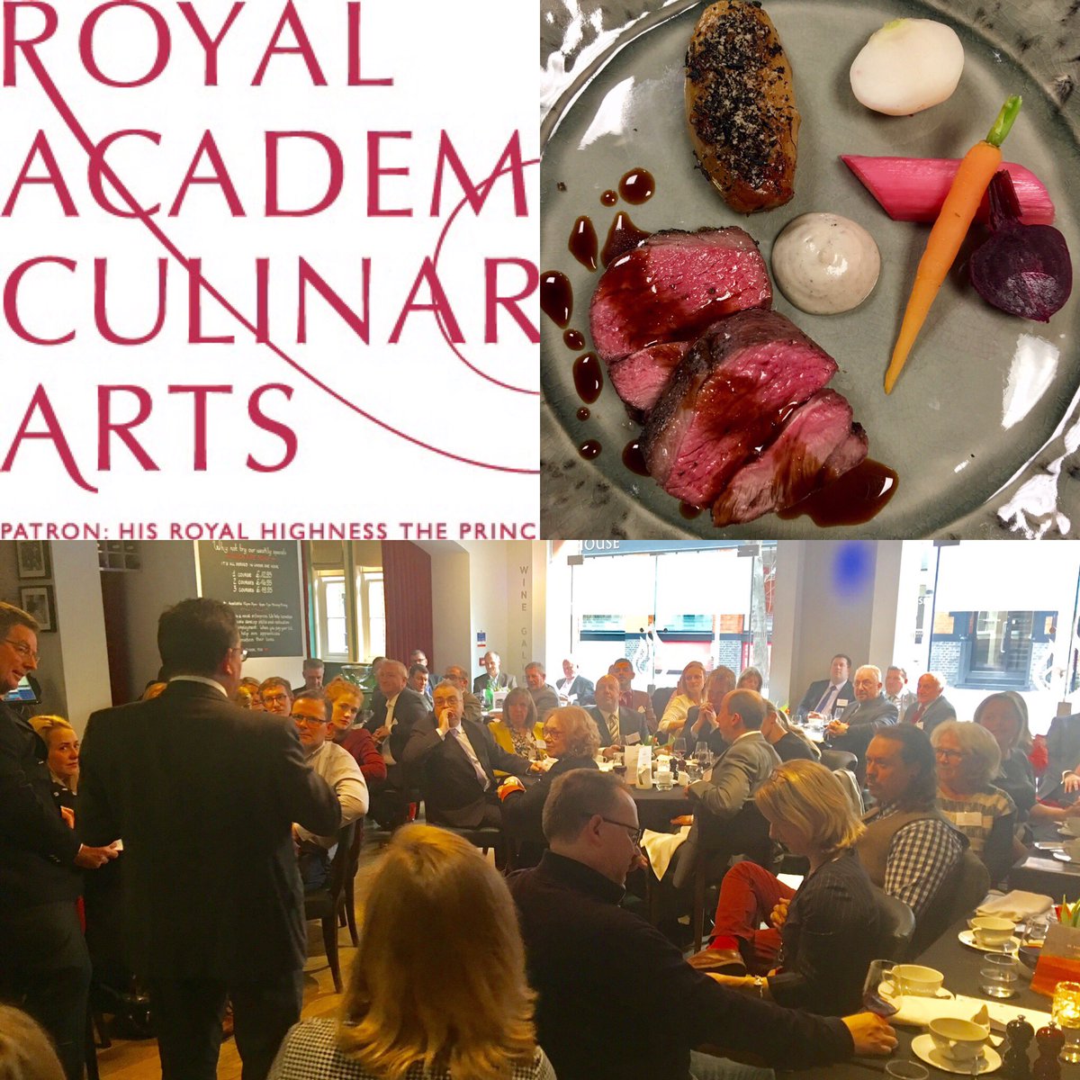 Please to host <a href="/AcadCulArts/">Royal Academy of Culinary Arts</a> plenary meeting <a href="/brigadese1/">Brigade</a> @Beyond_Food #apprentices cooking with <a href="/FormansLondon/">Forman's Restaurant</a> #britishpremiummeats produce