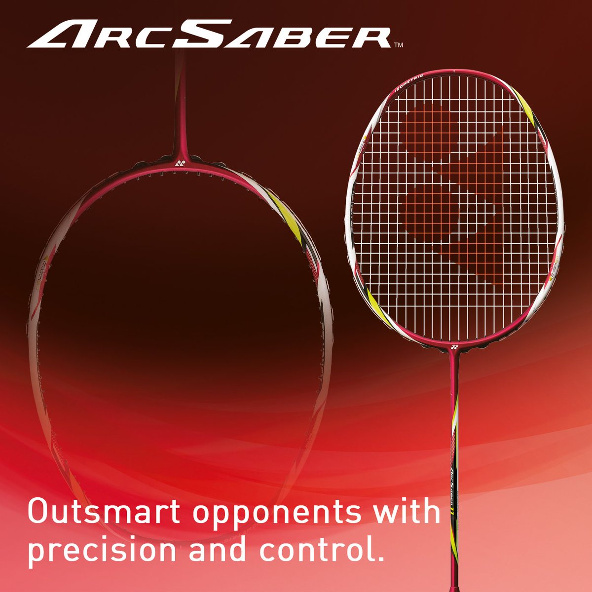 yonex_com's tweet photo. The #ARCSABER series lets you conquer the court with keen control. Full racquet lineup: https://t.co/aI5L6xlFcq #badminton https://t.co/JLPqfCinSi