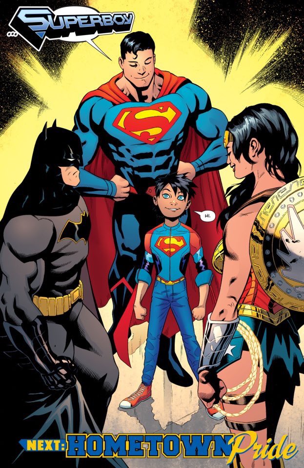 SUPERBOY - Jon Kent
@JonxthanKent 

Welcome to the team!