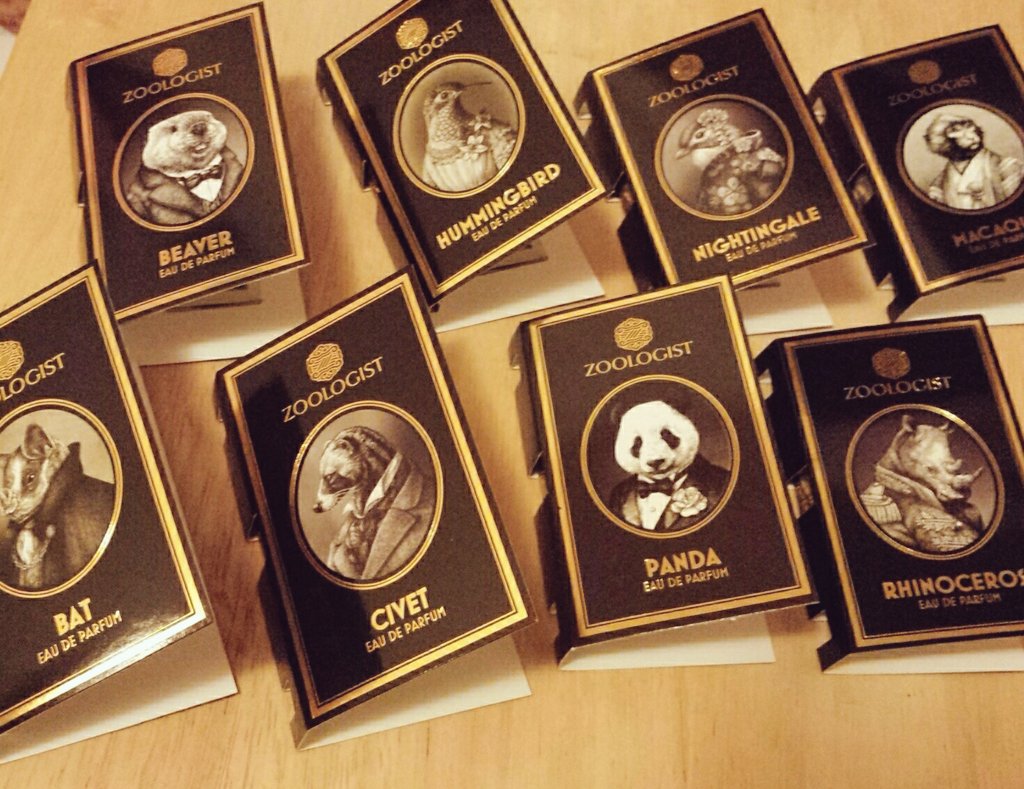 logordo's tweet photo. THE greatest smelling package finally arrived from Zoologist perfumes. I am so pumped to try this brand https://t.co/rCrCoKPC4R