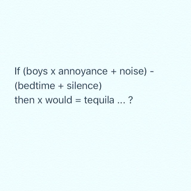 MelanieMcCurdie's tweet photo. #mummath #AlgebraicEquations #SolvedForX #Tequila #somethingsdontchange #itsnotthathard #mathskills #algebra #maths #boymom #yegawds https://t.co/31G0Xjf7y8
