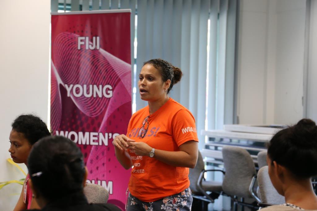 dfat's tweet photo. Fiji Women's Rights @FWRM1 #GIRLS and #YoungWomen visit #AusHighComm 🇫🇯 to talk about their work & experiences #WomensDay https://t.co/A4BxJHkMq7