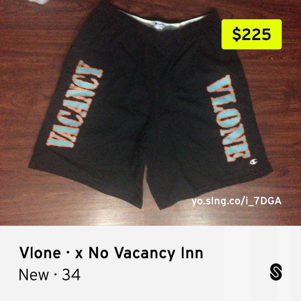feedthebeast_'s tweet photo. I'm selling my Vlone Vlone x No Vacancy Inn · https://t.co/7e0ZMgHW1e https://t.co/4JLTOl8gQt