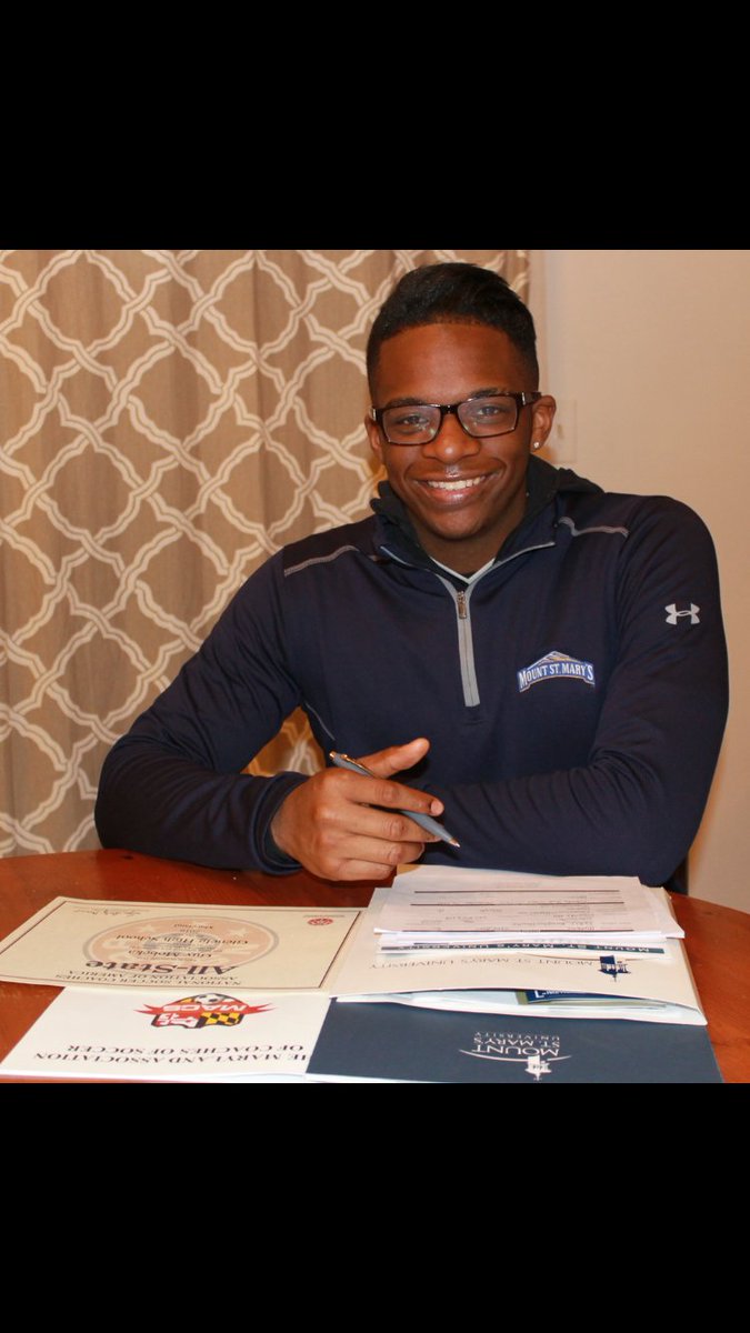 ArmourPA9900's tweet photo. Congrats to Guy Mobeka of @ArmourPA9900 &amp; Glenelg HS (2017) on his commitment to play D1 soccer @MSMU. @GlenelgSports @MountAthletics https://t.co/i85yNobJ2U