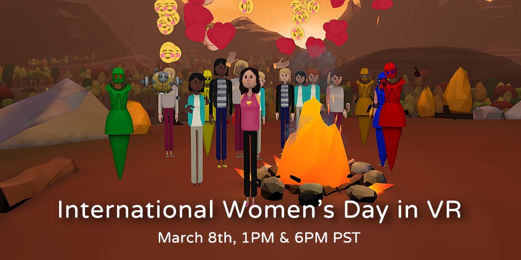 AltspaceVR's tweet image. We&apos;re celebrating #IWD2017 in #VR! Please join us for #WomeninVR content this Wednesday: ow.ly/A9Xi309EA9d #BeBoldForChange