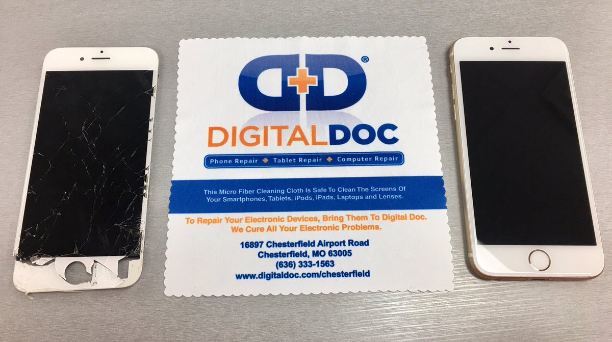 DDChesterfield's tweet photo. Another satisfied customer at Digital Doc Chesterfield today! #DigitalDocChesterfield #5StarCustomerService
#CertifiedTechnicians #IPhone https://t.co/G9hH0Zp3E9