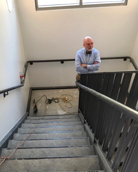 I am not happy w/the rough finish of new stairs <a href="/FriendsSeminary/">Friends Seminary</a> .  We will be thinking through other options!