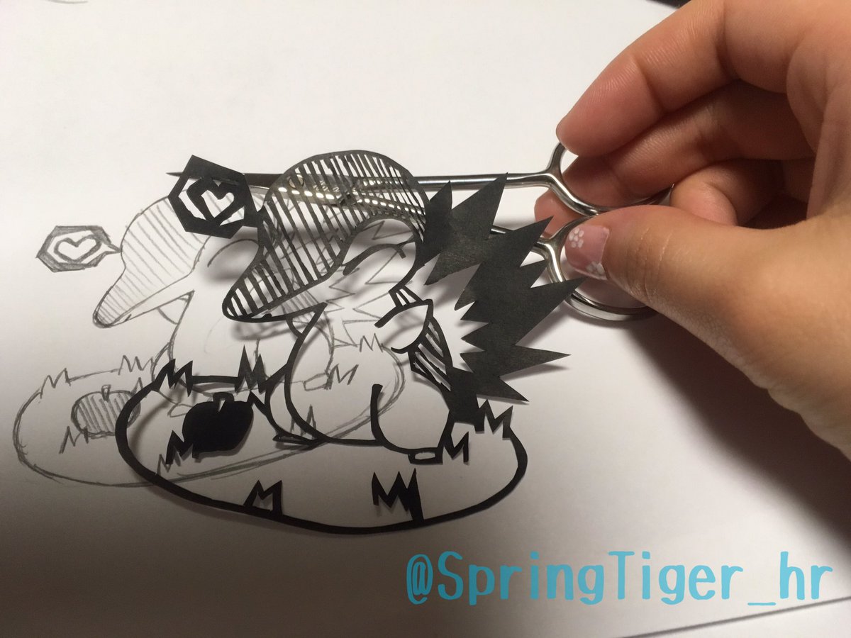 なんのポケモンかわかるかな 力作 ポケモン切り絵 なんのポケモンかわかるかな 力作 ポケモン切り絵