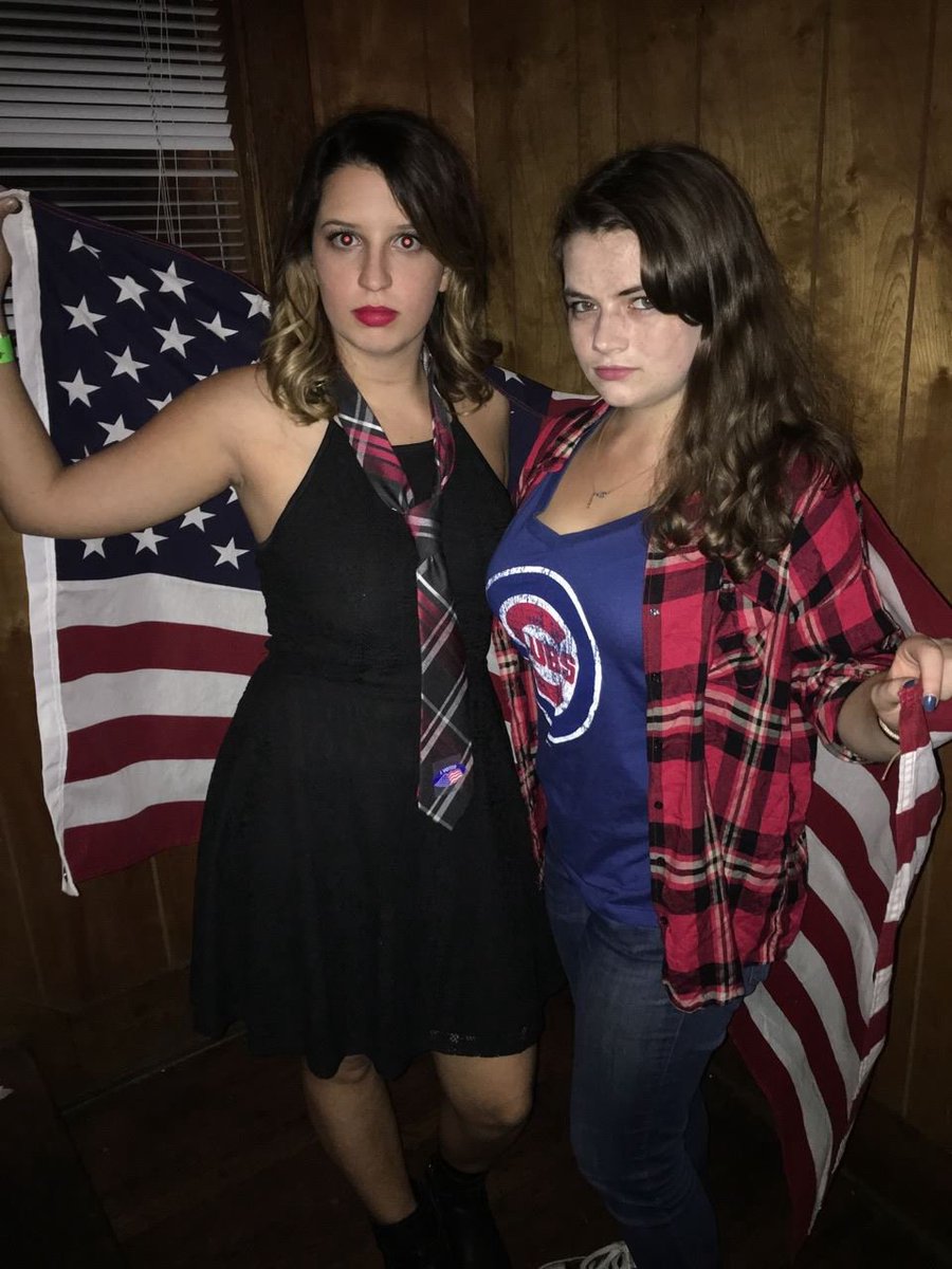 Big &amp; Little trying to be fierce <>

#uiucactualsororitymove #uiucpanhelprideweek #adpi