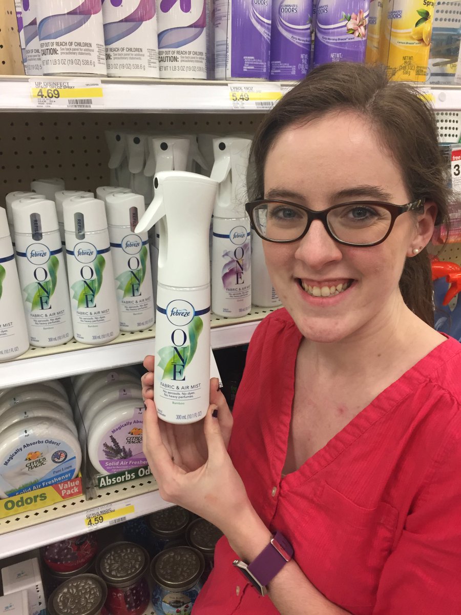 hannahlavinia's tweet photo. I actually love #FebrezeONEAtTarget! #gotitfree from @influenster! You need to check it out!! https://t.co/VE11dK15nm
