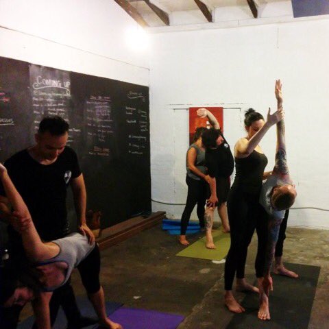 Thanks <a href="/lanewaylearning/">LanewayLearning Melb</a> for hosting my Partner Yoga session and for this pix! So much love in the room :) Looking forward to the next one!