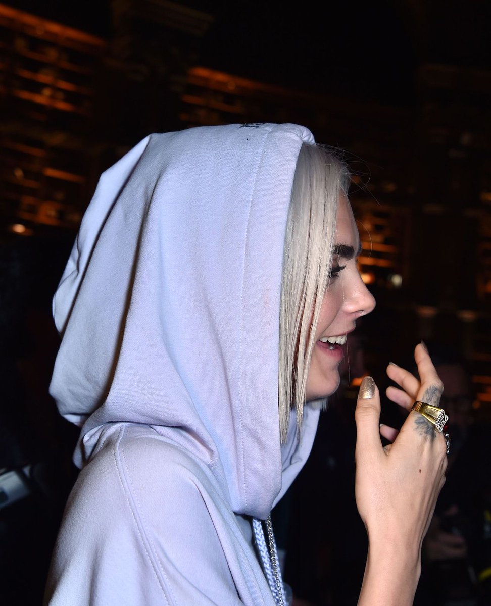 March 6: Cara Delevingne at Fenty x Puma Fashion Show at #PFW
