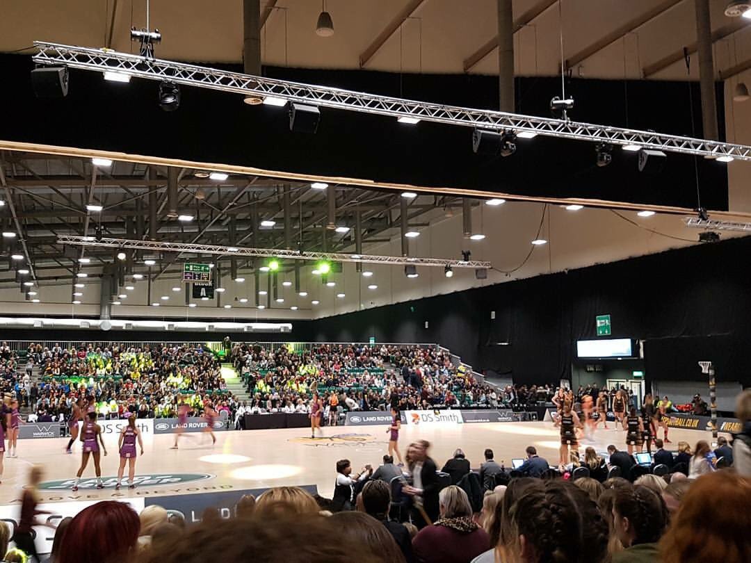 CNWSCNetball's tweet photo. @Wasps_Netball great game enjoyed by Cov and north Warks netball club!!! 🐻🐝🐻🐝🐻🐝#WeAreWasps https://t.co/yKcaLJxBH5