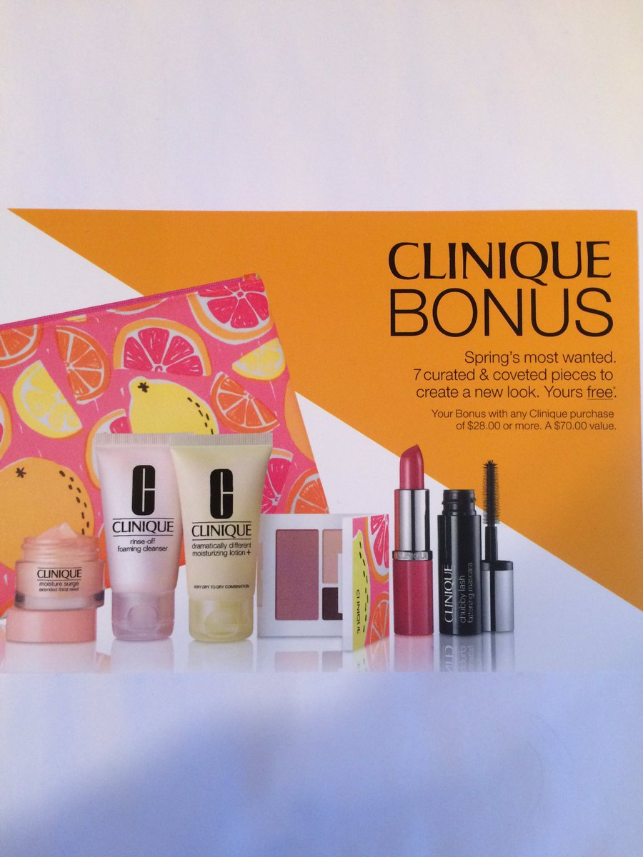 Clinique Macys Gsp على تويتر It S Clinique Gift With Purchase